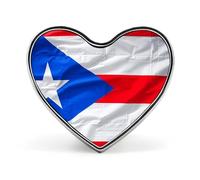 Native American Tribes Lapel Pin - Heart Shape Brooch Pins for Men & Women Suit Accessories, 1" Lightweight Enamel Lapel Pins Buttons for Backpacks, Hats, Bags, Lanyards, Puerto Rico Flag, Love form