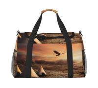 Native American Tribes Print Hand Travel Bag Ideal for Long-Distance Travel and Daily Use