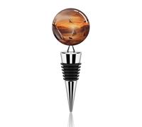 Native American Tribes Wine Bottle Stopper Reusable Metal Bottle Stopper with Rubber Seal Decorative Wine Saver Stoppers for Champagne Liquor Beverage Wedding Party Bar Decor