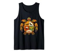 Native American Turtle Spirit Indigenous Medicine Wheel Tank Top