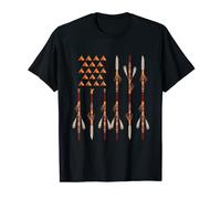 Native American US Flag | Aboriginal | Indigenous Culture T-Shirt