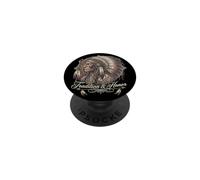 Native American Warrior Chief Tradition and Honor Graphic PopSockets Adhesive PopGrip