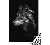 Native AMERICAN WOLF Art Puzzle for Adults And Families, 1000 Pieces Animal Jigsaw, Gift for Puzzle Lovers, 52x38cm/1000pcs