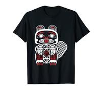 Native American Zodiac Beaver Birth Totem Astrology T-Shirt