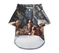 Native Americans in Winter Cute Dog Shirts | Comfort Short Sleeve Tees Pet Clothes for All Cats Dogs