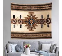 Native Americans Tapestry Wall Hanging Native Americans Small Tapestry Fabric Wall Hangings Art 3D Print Tapestries for Bedroom Living Room Home Decor 130x150 cm a/3632