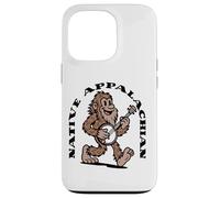 Native Appalachian Funny Bigfoot Banjo Sasquatch Case for iPhone 13 Pro