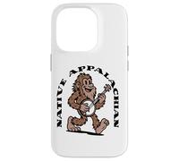 Native Appalachian Funny Bigfoot Banjo Sasquatch Case for iPhone 14 Pro