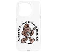 Native Appalachian Funny Bigfoot Banjo Sasquatch Case for iPhone 15 Pro