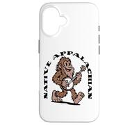 Native Appalachian Funny Bigfoot Banjo Sasquatch Case for iPhone 16