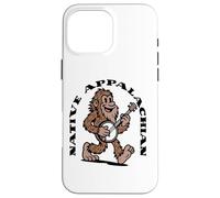 Native Appalachian Funny Bigfoot Banjo Sasquatch Case for iPhone 16 Pro Max