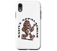 Native Appalachian Funny Bigfoot Banjo Sasquatch Case for iPhone XR