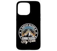 Native Blood running through my Veins for Native American Case for iPhone 15 Pro Max