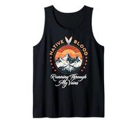 Native Blood Running Through My Veins Tank Top