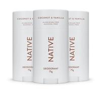 Native Coconut & Vanilla Deodorant, 3 Pack, 75 ml Each