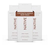 Native Coconut & Vanilla Shower Gel & Body Wash, 3 Pack, 532 ml Each