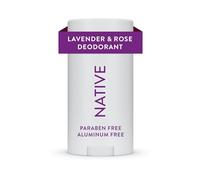 Native Deodorant - Natural Deodorant - Vegan, Gluten Free, Cruelty Free - Free of Aluminum, Parabens & Sulfates - Born in the USA - Lavender & Rose