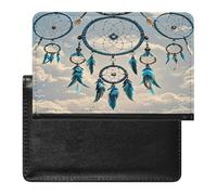 Native Dream Catcher Passport Holders PU Leather Passport Cover With Card Slots Waterproof Travel Wallet & Gifts