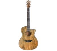 Native Electro-Acoustic Guitar Cutaway, Built-In EQ & Tuner, Dahoma Wood