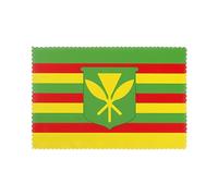 Native Hawaiian Flag 6-Piece Printed Placemat Set | 12x18-Inch Insulated Tabletops | Ideal Home Decor to Elevate Everyday Dining