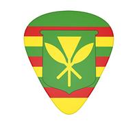 Native Hawaiian Flag Advanced guitar pick 12 pieces Three thicknesses for bass, electric guitar, acoustic guitar bag