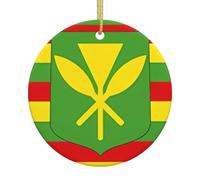 Native Hawaiian Flag Ceramic Ornaments Are Beautiful and Fashionable Suitable for Various Festival Decorations