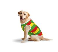 Native Hawaiian Flag Dog Pure Cotton Tshirts for Medium & Large Dogs,Breathable Stretchy Tank Top Sleeveless Vest Tee Shirt