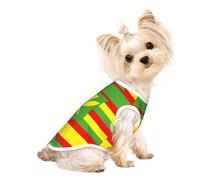 Native Hawaiian Flag Pet Breathable Sleeveless T-shirt L for Small Dogs and Cats Soft, Lightweight, Stylish