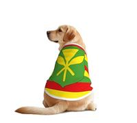 Native Hawaiian Flag Pet T-Shirts for Dogs-Dog Clothes for Large and Medium Dogs, Comfortable Dog Shirts, Perfect for Daily Wear