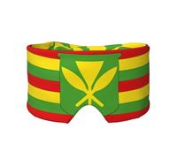 Native Hawaiian Flag Printed Sleep Eye and Ear Masks (26.8Ã-4.3 inches) Suitable for Travel, Yoga, Deep Rest Indoor and Outdoor