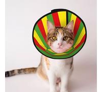 Native Hawaiian Flag Soft Dog Cone Collar, Depets Adjustable Recovery Pet Cone E-Collar for Cats Kittens Rabbits, Comfy Elizabethan Collar