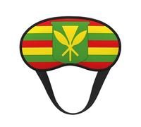 Native Hawaiian Flag Ultimate Eye Mask for Sleeping, Soft and Comfortable Eye Mask, Relaxing Zero Pressure Night Blindfold.