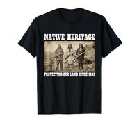 Native Heritage Day Protecting Our Land Since 1492 American T-Shirt