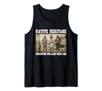Native Heritage Day Protecting Our Land Since 1492 American Tank Top