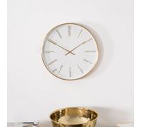Native Home & Lifestyle Gold 16" Modern Analogue Clock