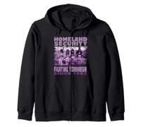 Native Homeland Security Fighting Terrorism Since 1492 Zip Hoodie