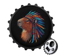 Native Indian Capybara Bottle Opener Refrigerator Magnetic Portable Decorative Gifts Stick Photos Notifications Or Reminders