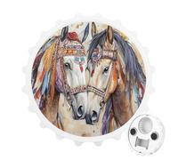 Native Indian Horses Bottle Opener Refrigerator Magnetic Portable Decorative Gifts Stick Photos Notifications Or Reminders