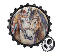 Native Indian Horses Bottle Opener Refrigerator Magnetic Portable Decorative Gifts Stick Photos Notifications Or Reminders