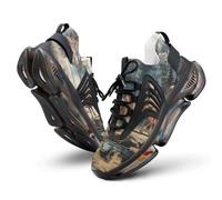 Native Indian Return Home From War Men's Running Shoes Walking Sneakers for Women Athletic Lightweight Breathable Shoes