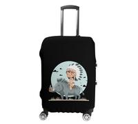 Native Indian Riding on Wild Boar Luggage Cover Washable Suitcase Protector Anti-Scratch Suitcase Covers Fits 18-32 Inch S