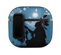 Native Indian Tribal Culture Luck Dreamcatcher1 Funny Earphone Cases Compatible for AirPods 4