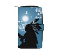 Native Indian Tribal Culture Luck Dreamcatcher1 Funny Wallet Credit Card Holders Large Handheld Coin Pockets Bag