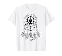 Native Indian Western Bow Buffalo Animals Shaman Value Graphic T-Shirt, Men, White, S