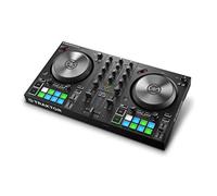 Native Instruments Traktor Kontrol S2 MK3, 2-Channel DJ Controller, 16 Pads, Integrated Soundcard, Traktor Pro 4 Included, Black