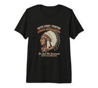 Native Legacy Tee Authentic American Heritage Graphic Premium T-Shirt