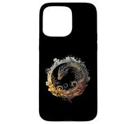 Native Mexican Civilizatio Aztec Feathered Serpent Ouroboros Case for iPhone 15 Pro Max