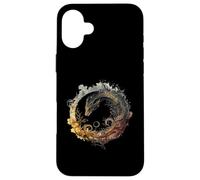 Native Mexican Civilizatio Aztec Feathered Serpent Ouroboros Case for iPhone 16 Plus
