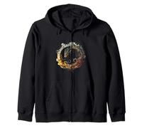 Native Mexican Civilizatio Aztec Feathered Serpent Ouroboros Zip Hoodie