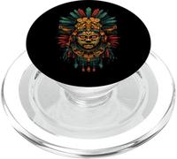 Native Mexican Pride Mayan Artwork Aztec God Toltec Inca PopSockets PopGrip for MagSafe